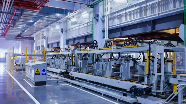 Automated production line at a manufacturing SME eligible for the ESSOR Program.
